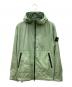 STONE ISLAND（ストーンアイランド）の古着「Crinkle Reps NY Hooded Jacke」｜グリーン