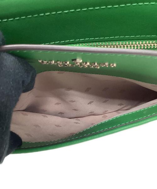 Kate Spade（ケイトスペード）Kate Spade (ケイトスペード) 2WAYショルダーバッグ アイボリー×グリーンの古着・服飾アイテム
