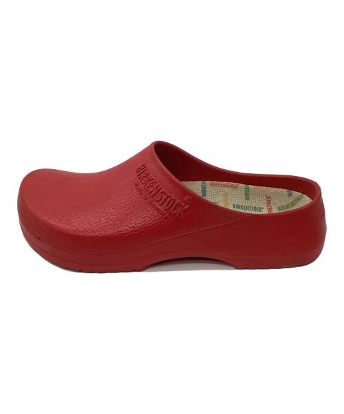 BIRKENSTOCK（ビルケンシュトック）BIRKENSTOCK (ビルケンシュトック) クロッグサンダル レッド サイズ:28の古着・服飾アイテム