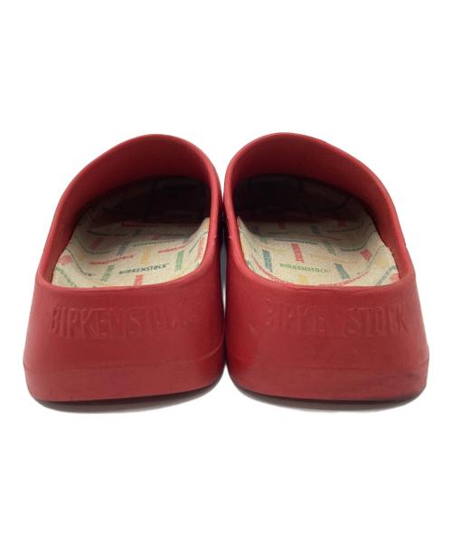 BIRKENSTOCK（ビルケンシュトック）BIRKENSTOCK (ビルケンシュトック) クロッグサンダル レッド サイズ:28の古着・服飾アイテム
