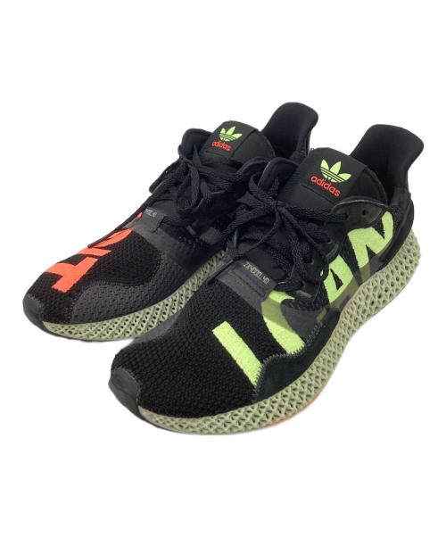 adidas（アディダス）adidas (アディダス) スニーカー グレー×グリーン サイズ:26.5cmの古着・服飾アイテム