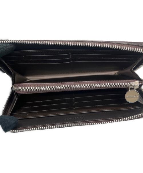 zanellato（ザネラート）zanellato (ザネラート) ラウンドファスナー財布 ブラウン×ホワイトの古着・服飾アイテム