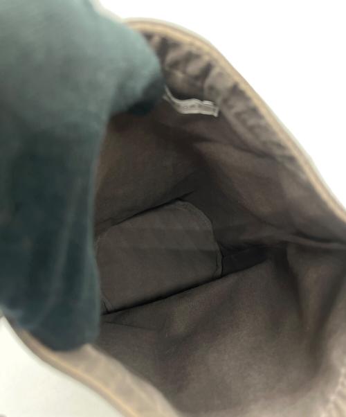 UNITED ARROWS TOKYO（ユナイテッドアローズトウキョウ）UNITED ARROWS TOKYO (ユナイテッドアローズトウキョウ) レザーショルダーバッグ グレーの古着・服飾アイテム