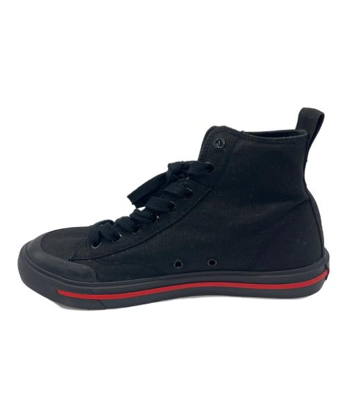 DIESEL（ディーゼル）DIESEL (ディーゼル) ハイカットスニーカー ブラック サイズ:27cmの古着・服飾アイテム
