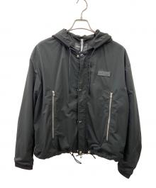 EMPORIO ARMANI（エンポリオアルマーニ）の古着「フーデッドジャケット」｜ネイビー