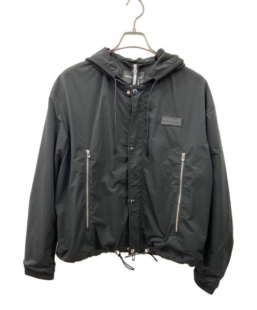 EMPORIO ARMANI（エンポリオアルマーニ）EMPORIO ARMANI (エンポリオアルマーニ) フーデッドジャケット ネイビー サイズ:48の古着・服飾アイテム