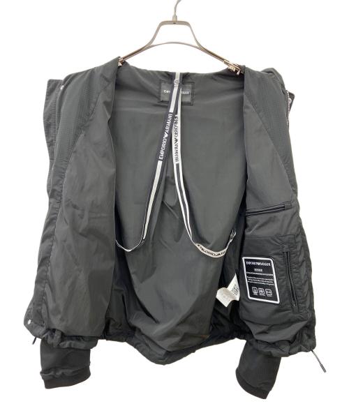 EMPORIO ARMANI（エンポリオアルマーニ）EMPORIO ARMANI (エンポリオアルマーニ) フーデッドジャケット ネイビー サイズ:48の古着・服飾アイテム