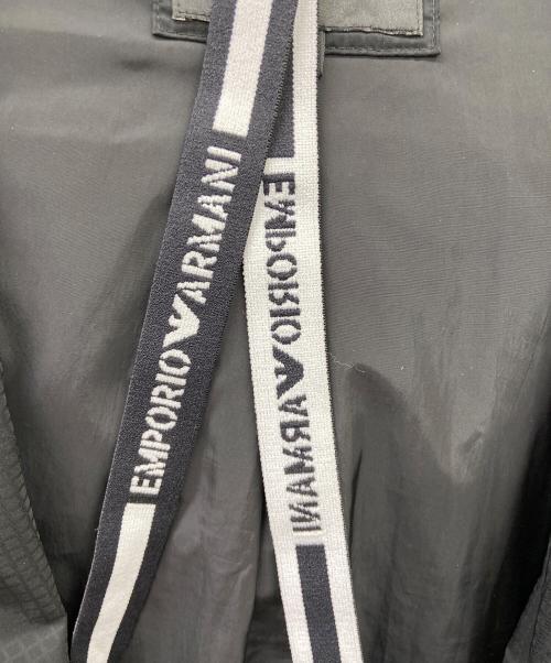 EMPORIO ARMANI（エンポリオアルマーニ）EMPORIO ARMANI (エンポリオアルマーニ) フーデッドジャケット ネイビー サイズ:48の古着・服飾アイテム