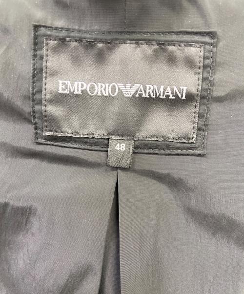 EMPORIO ARMANI（エンポリオアルマーニ）EMPORIO ARMANI (エンポリオアルマーニ) フーデッドジャケット ネイビー サイズ:48の古着・服飾アイテム