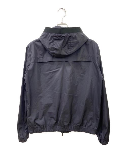 EMPORIO ARMANI（エンポリオ アルマーニ）EMPORIO ARMANI (エンポリオアルマーニ) フーデッドジャケット ブラック サイズ:48の古着・服飾アイテム
