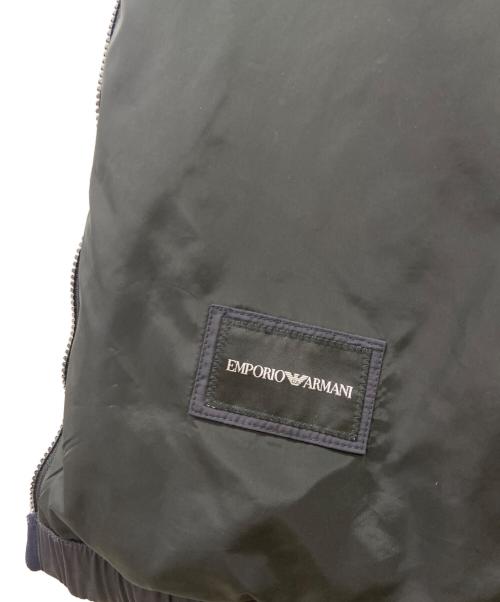 EMPORIO ARMANI（エンポリオ アルマーニ）EMPORIO ARMANI (エンポリオアルマーニ) フーデッドジャケット ブラック サイズ:48の古着・服飾アイテム