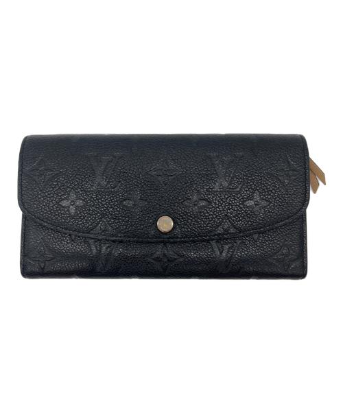 LOUIS VUITTON（ルイ ヴィトン）LOUIS VUITTON (ルイ ヴィトン) 長財布/モノグラム・アンプラント ブラックの古着・服飾アイテム