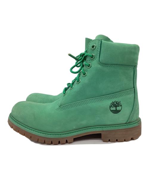 Timberland（ティンバーランド）Timberland (ティンバーランド) プレミアム 6インチ ウォータープルーフ ブーツ グリーン サイズ:7Wの古着・服飾アイテム