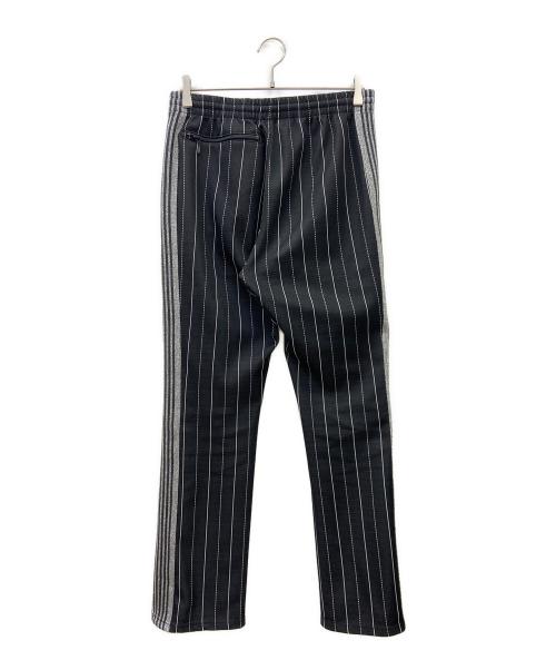 Needles（ニードルズ）Needles (ニードルズ) CITYSHOP (シティショップ) NARROW TRACK パンツ ブラック×シルバー サイズ:Sの古着・服飾アイテム