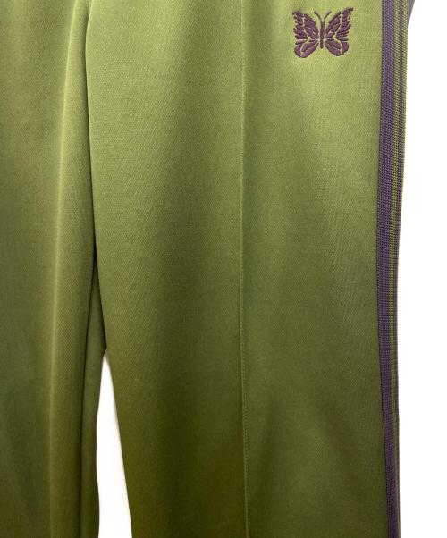 Needles（ニードルズ）Needles (ニードルズ) BOOTCUT TRACK PANT グリーン×パープル サイズ:M 未使用品の古着・服飾アイテム