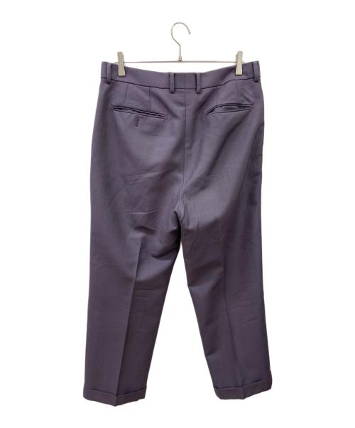 WACKO MARIA（ワコマリア）WACKO MARIA (ワコマリア) DORMEUIL (ドーメル) モヘヤ混タックパンツ パープル サイズ:XLの古着・服飾アイテム