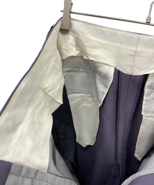 WACKO MARIA（ワコマリア）WACKO MARIA (ワコマリア) DORMEUIL (ドーメル) モヘヤ混タックパンツ パープル サイズ:XLの古着・服飾アイテム