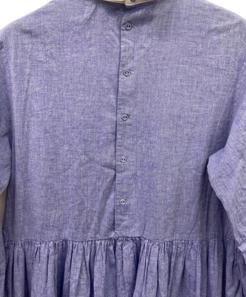 Samansa Mos2（サマンサモスモス）Samansa Mos2 (サマンサモスモス) Alice (アリス) 長袖ワンピース ブルー サイズ:FREE 未使用品の古着・服飾アイテム