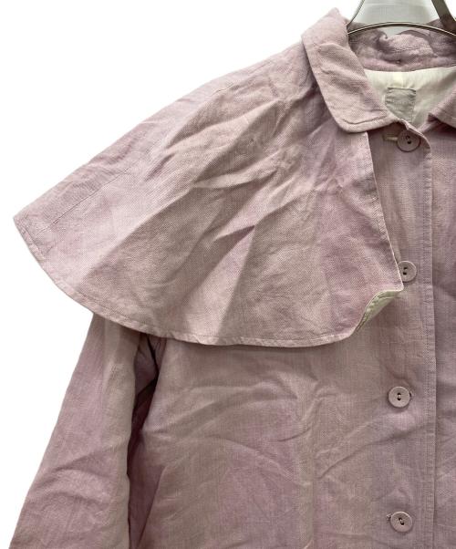 TSUHARU by samansa Mos2（ツハル バイ サマンサモスモス）TSUHARU by Samansa Mos2 (ツハル バイ サマンサモスモス) レースポケットポンチョコート ピンク サイズ:Freeの古着・服飾アイテム