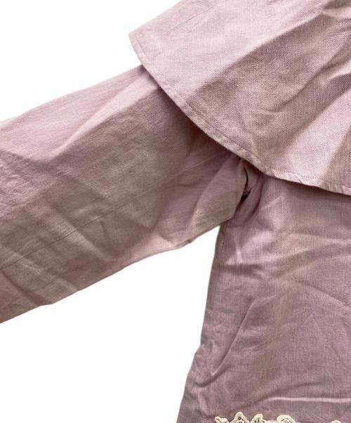 TSUHARU by samansa Mos2（ツハル バイ サマンサモスモス）TSUHARU by Samansa Mos2 (ツハル バイ サマンサモスモス) レースポケットポンチョコート ピンク サイズ:Freeの古着・服飾アイテム