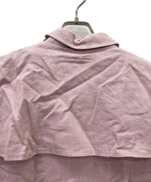 TSUHARU by samansa Mos2（ツハル バイ サマンサモスモス）TSUHARU by Samansa Mos2 (ツハル バイ サマンサモスモス) レースポケットポンチョコート ピンク サイズ:Freeの古着・服飾アイテム