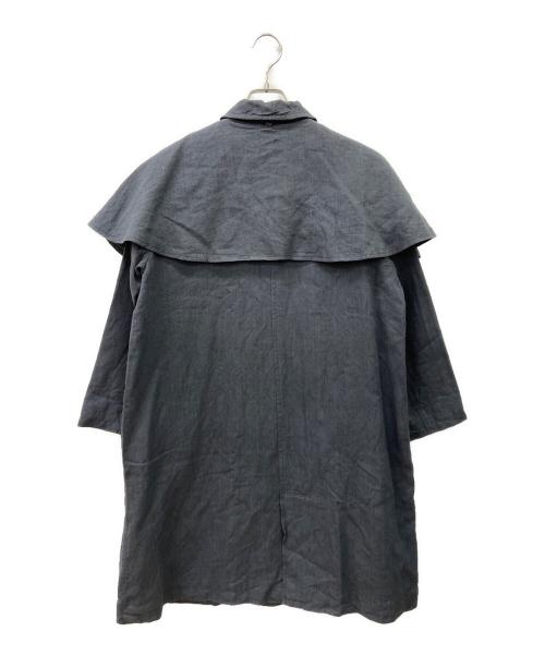 TSUHARU by samansa Mos2（ツハル バイ サマンサモスモス）TSUHARU by samansa Mos2 (ツハル バイ サマンサモスモス) レースポケットポンチョコート グレー サイズ:FREEの古着・服飾アイテム