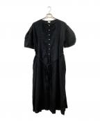 TSUHARU by samansa Mos2ツハル バイ サマンサモスモス）の古着「半袖ワンピース」｜ブラック