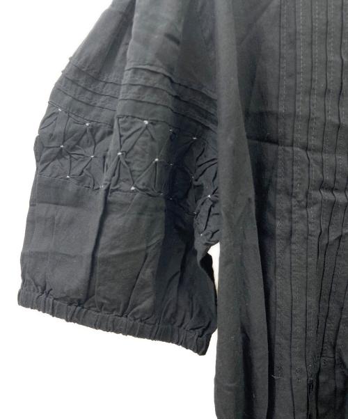 TSUHARU by samansa Mos2（ツハル バイ サマンサモスモス）TSUHARU by samansa Mos2 (ツハル バイ サマンサモスモス) 半袖ワンピース ブラック サイズ:FREE 未使用品の古着・服飾アイテム