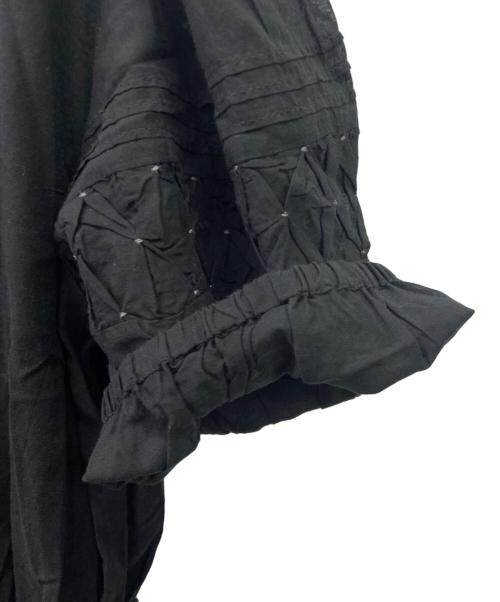 TSUHARU by samansa Mos2（ツハル バイ サマンサモスモス）TSUHARU by samansa Mos2 (ツハル バイ サマンサモスモス) 半袖ワンピース ブラック サイズ:FREE 未使用品の古着・服飾アイテム