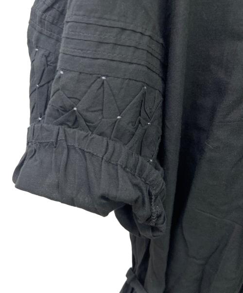 TSUHARU by samansa Mos2（ツハル バイ サマンサモスモス）TSUHARU by samansa Mos2 (ツハル バイ サマンサモスモス) 半袖ワンピース ブラック サイズ:FREE 未使用品の古着・服飾アイテム