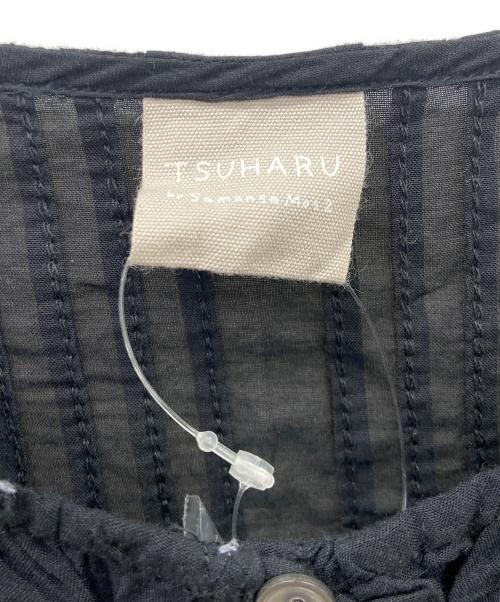 TSUHARU by samansa Mos2（ツハル バイ サマンサモスモス）TSUHARU by samansa Mos2 (ツハル バイ サマンサモスモス) 半袖ワンピース ブラック サイズ:FREE 未使用品の古着・服飾アイテム