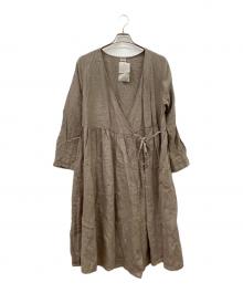 TSUHARU by samansa Mos2（ツハル バイ サマンサモスモス）の古着「長袖ワンピース」｜モカ