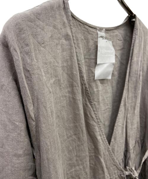 TSUHARU by samansa Mos2（ツハル バイ サマンサモスモス）TSUHARU by Samansa Mos2 (ツハル バイ サマンサモスモス) 長袖ワンピース モカ サイズ:FREE 未使用品の古着・服飾アイテム