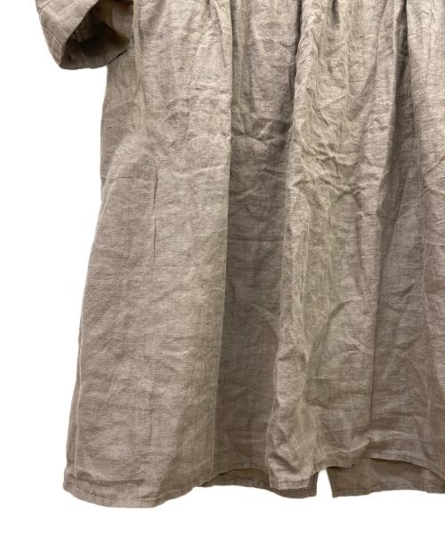 TSUHARU by samansa Mos2（ツハル バイ サマンサモスモス）TSUHARU by Samansa Mos2 (ツハル バイ サマンサモスモス) 長袖ワンピース モカ サイズ:FREE 未使用品の古着・服飾アイテム