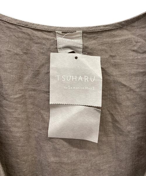 TSUHARU by samansa Mos2（ツハル バイ サマンサモスモス）TSUHARU by Samansa Mos2 (ツハル バイ サマンサモスモス) 長袖ワンピース モカ サイズ:FREE 未使用品の古着・服飾アイテム