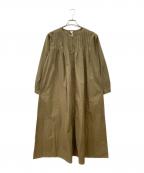TSUHARU by samansa Mos2ツハル バイ サマンサモスモス）の古着「長袖ワンピース」｜ブラウン