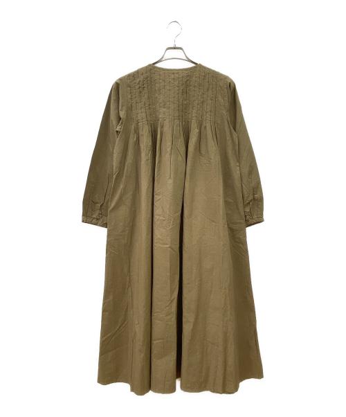 TSUHARU by samansa Mos2（ツハル バイ サマンサモスモス）TSUHARU by samansa Mos2 (ツハル バイ サマンサモスモス) 長袖ワンピース ブラウン サイズ:FREE 未使用品の古着・服飾アイテム