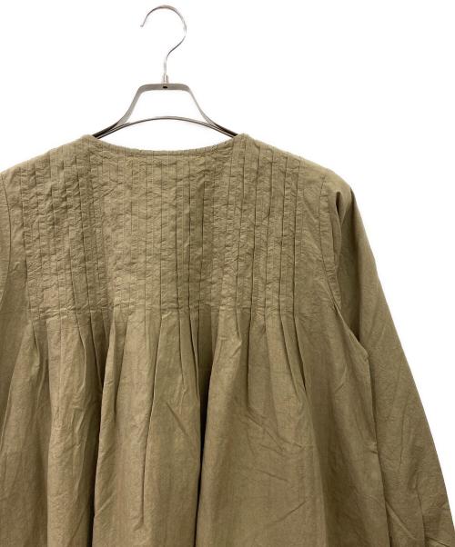 TSUHARU by samansa Mos2（ツハル バイ サマンサモスモス）TSUHARU by samansa Mos2 (ツハル バイ サマンサモスモス) 長袖ワンピース ブラウン サイズ:FREE 未使用品の古着・服飾アイテム