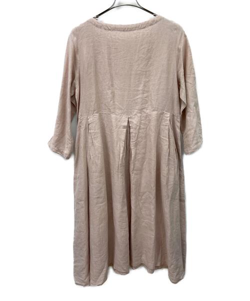 nest Robe（ネストローブ）nest Robe (ネストローブ) 長袖ワンピース ピンク サイズ:なしの古着・服飾アイテム