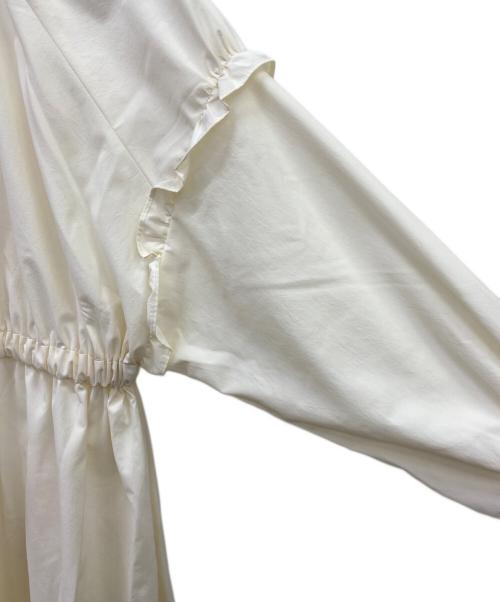 HeRIN.CYE（ヘリンドットサイ）HeRIN.CYE (ヘリンドットサイ) 長袖ワンピース ホワイト サイズ:FREE 未使用品の古着・服飾アイテム