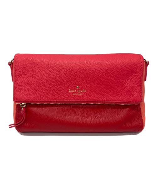 Kate Spade（ケイトスペード）Kate Spade (ケイトスペード) ショルダーバッグ レッドの古着・服飾アイテム