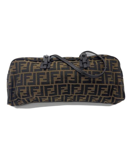 FENDI（フェンディ）FENDI (フェンディ) トートバッグ ブラウン×ブラックの古着・服飾アイテム