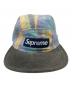 Supreme (シュプリーム) striped linen suede canp cap マルチカラー：5000円