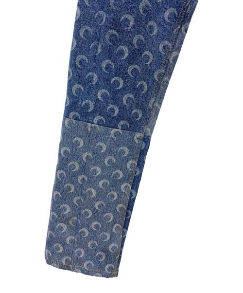 MARINE SERRE（マリーンセル）MARINE SERRE (マリーンセル) デニムパンツ インディゴ サイズ:Mの古着・服飾アイテム