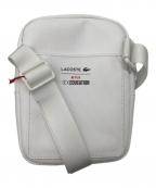 LACOSTEラコステ）の古着「プチピケスモールクロスオーバーバッグ」｜ホワイト