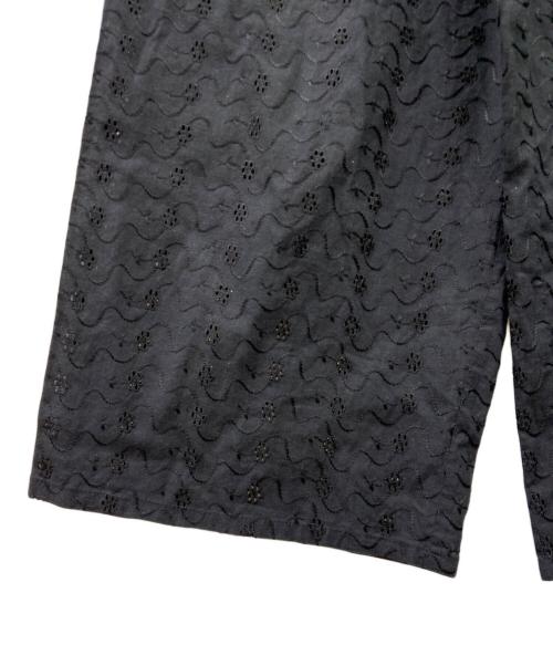 COMME des GARCONS（コムデギャルソン）COMME des GARCONS (コムデギャルソン) エンブロイダリーパンツ ブラック サイズ:FREEの古着・服飾アイテム