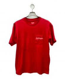 SUPREME（シュプリーム）の古着「Mesh Stripe Pocket Tee」｜レッド
