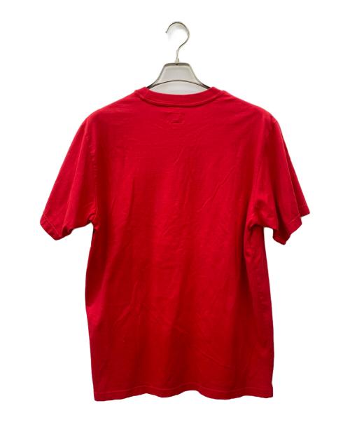 SUPREME（シュプリーム）SUPREME (シュプリーム) Mesh Stripe Pocket Tee レッド サイズ:Mの古着・服飾アイテム