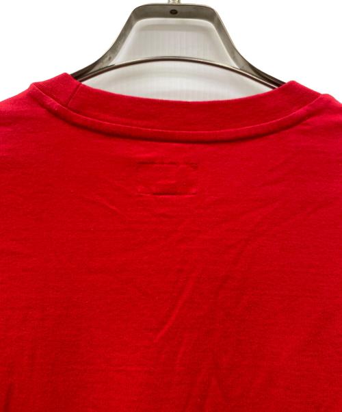 SUPREME（シュプリーム）SUPREME (シュプリーム) Mesh Stripe Pocket Tee レッド サイズ:Mの古着・服飾アイテム