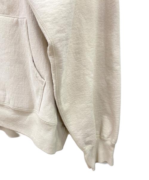 SUPREME（シュプリーム）Supreme (シュプリーム) Box Logo Hooded Sweatshirt ベージュ×レッド サイズ:Lの古着・服飾アイテム